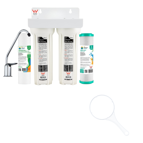 whole house water filter Undersink water filter kit – 10'' x 2.5 ''twin under sink (ncust1025)