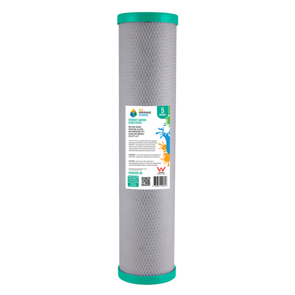 20'' X 4.5 ''5M Cocconut carbon block filter , chlorine , taste , odour , carbon block