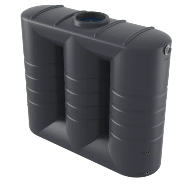 BUSHMANS 2000 SLIMLINE POLY RAINWATER  TANK UV - STABILIZED 710W X 2150H X 2210L (NCBT2000SLIM)