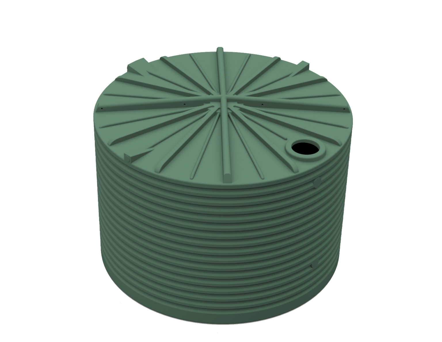 22700 litre round poly rainwater tank uv stabilized North coast water ...