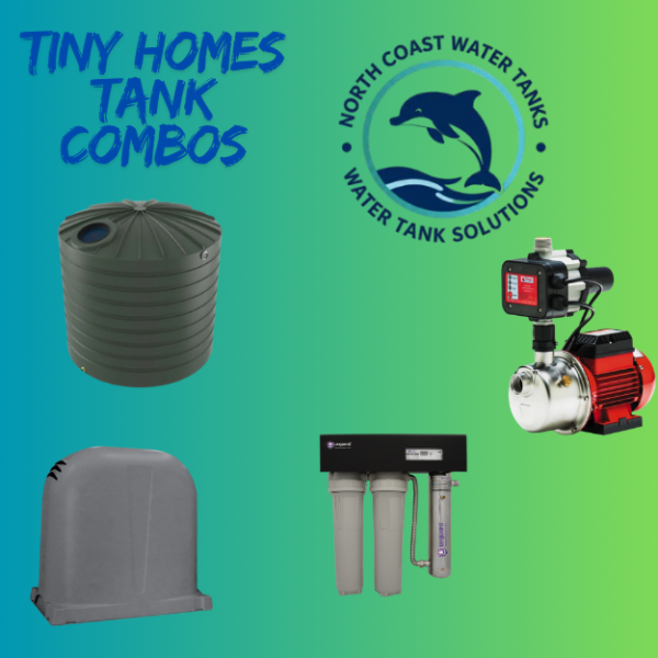 BUSHMANS PREMIUM 10000 LTR ROUND POLY RAINWATER TANK SJ100PM10 PRESSURE PUMP - UV-GUARD CWP55 -PUMP COVER