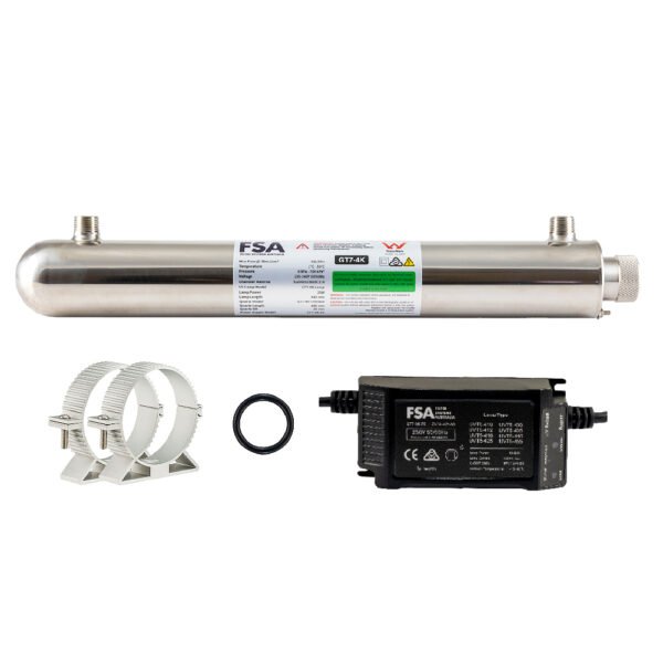 Ultraviolet Water Sterilisation System 30L/min 316 Stainless | Small House / Tiny Home  UV