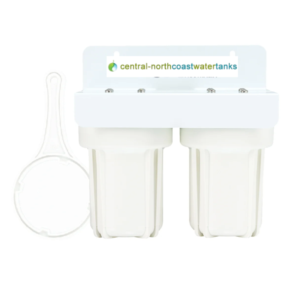 Compact Twin High Flow Undersink Caravan / Tiny Home/ Rv  Water Filter System