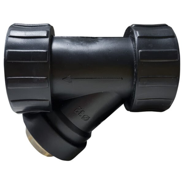 PLASTIC Y STRAINER  WHOLE HOUSE PRESSURE PUMP  (Y-Strainer Filter with Stainless Steel Filter Screen) (ncrys)