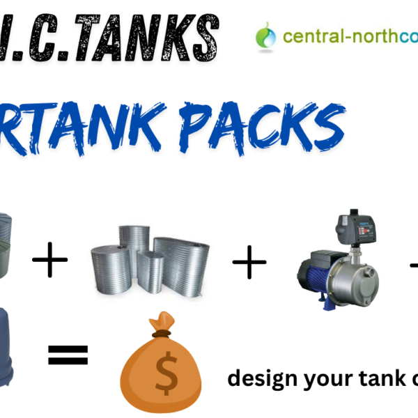 North Coast Water Tanks  water tank packs  design your own tank pack