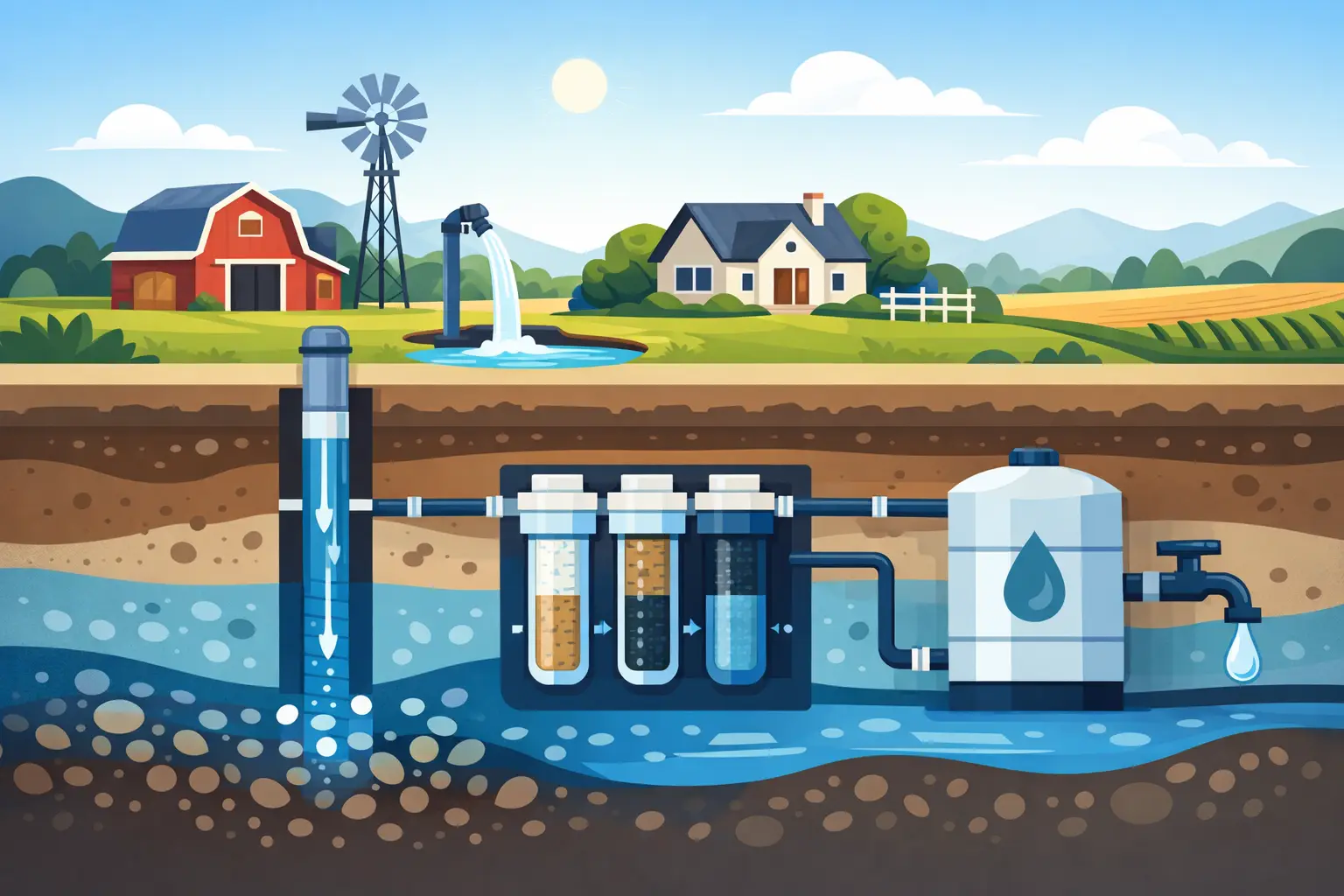 Bore Water Filtration for Homes and Farms