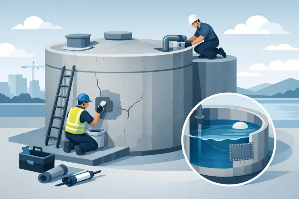 Concrete Water Tank Repairs That Last