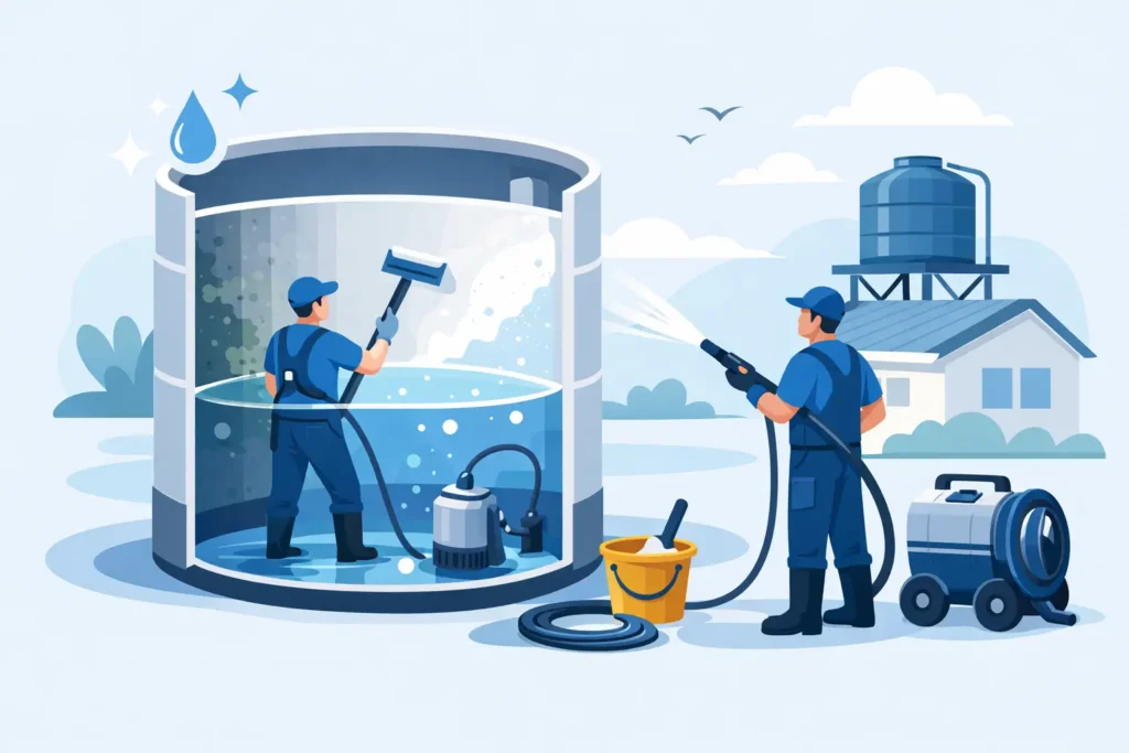 Water Tank Cleaning Service: What to Expect