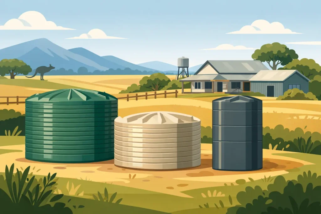 Best Water Tanks for Australian Acreage Properties