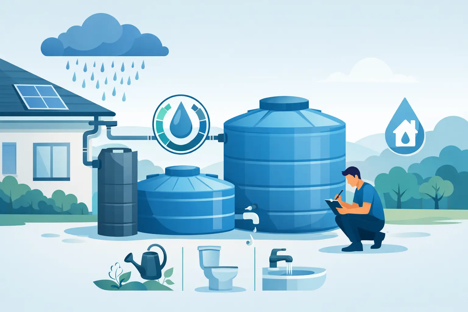 How to Size Rainwater Storage Properly