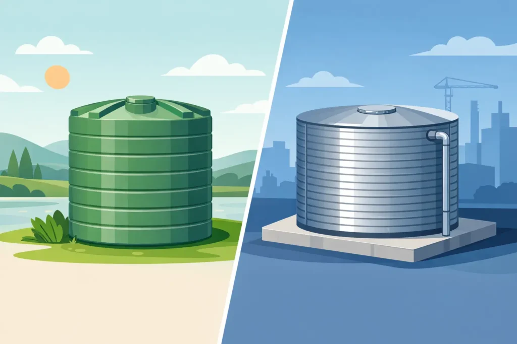 Poly vs Steel Tanks: Which One Suits You?