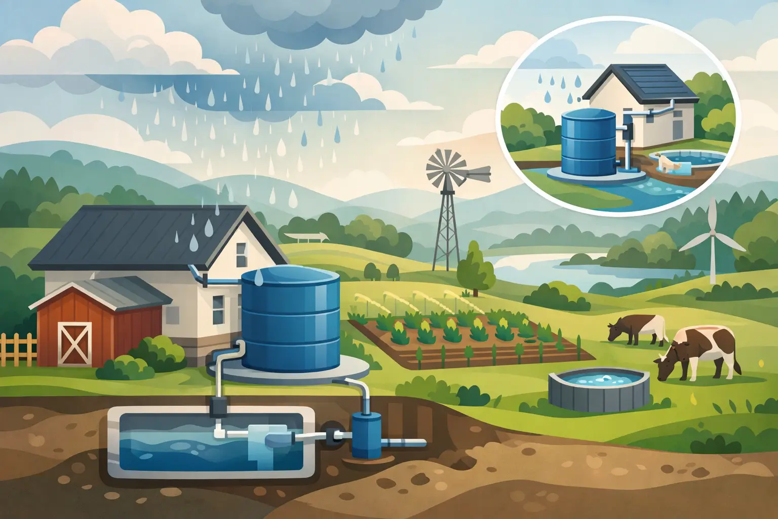 Rainwater Harvesting for Rural Properties
