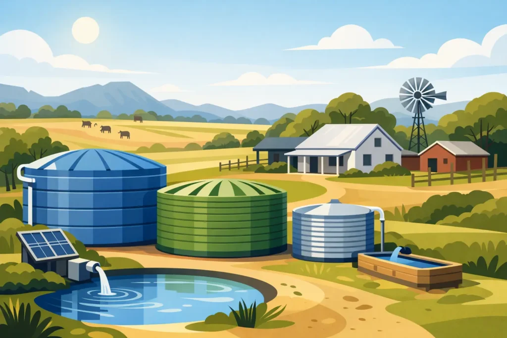 Rural Water Storage Guide for Australian Properties