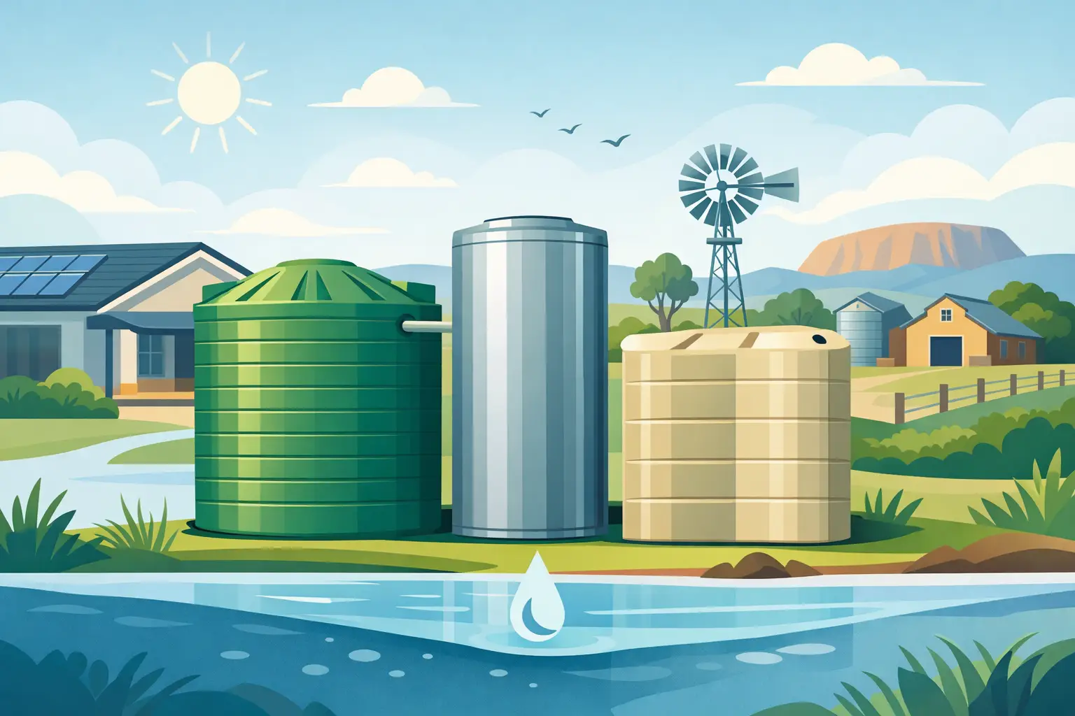 Choosing Water Tanks for Australian Properties