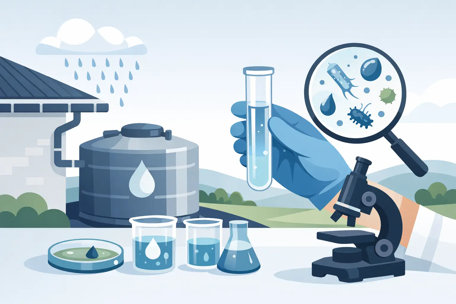 Rainwater Quality Testing for Safe Tank Water