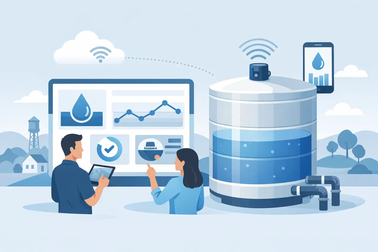 Smart Water Tank Monitoring That Prevents Run-Outs