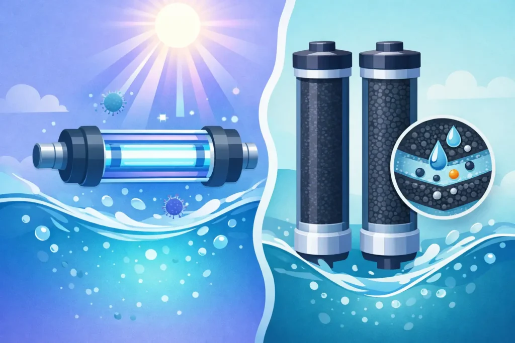 UV vs Carbon Filtration: What Your Water Needs