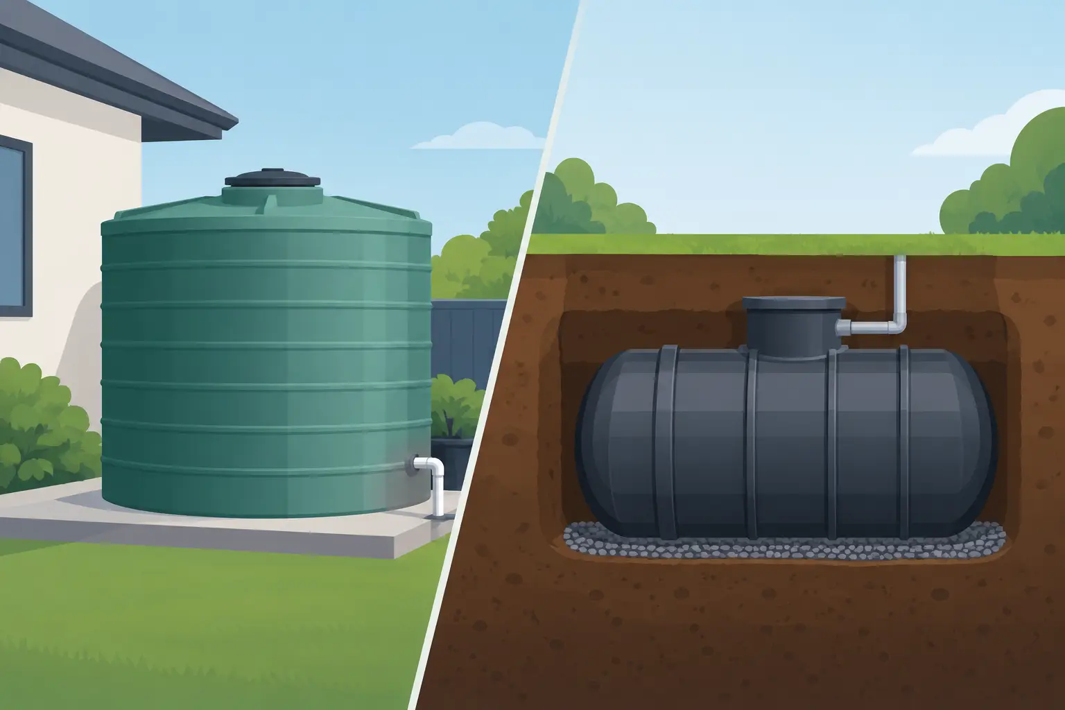 Above Ground vs Underground Tanks: Which Fits?