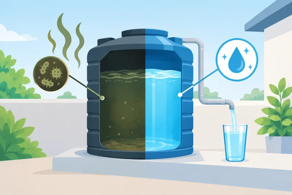 How to Stop Tank Odours and Keep Water Fresh