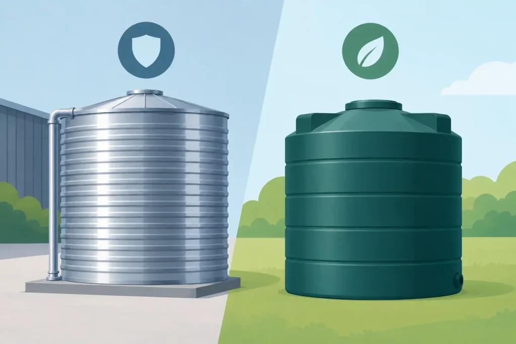 Steel Versus Poly Water Tanks: Which Fits?