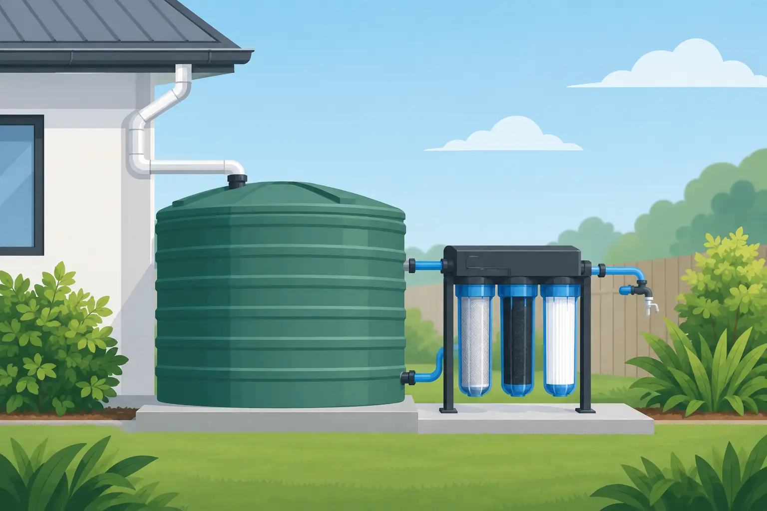 Water Filtration for Rainwater Tanks at Home