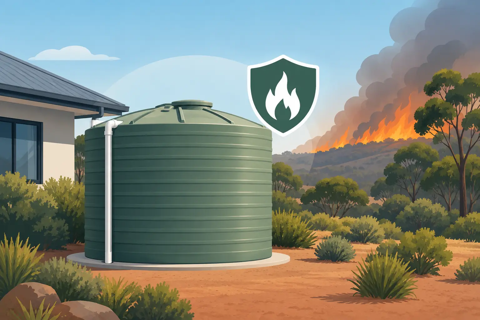 Are Poly Tanks Bushfire Safe? What You Need to Know