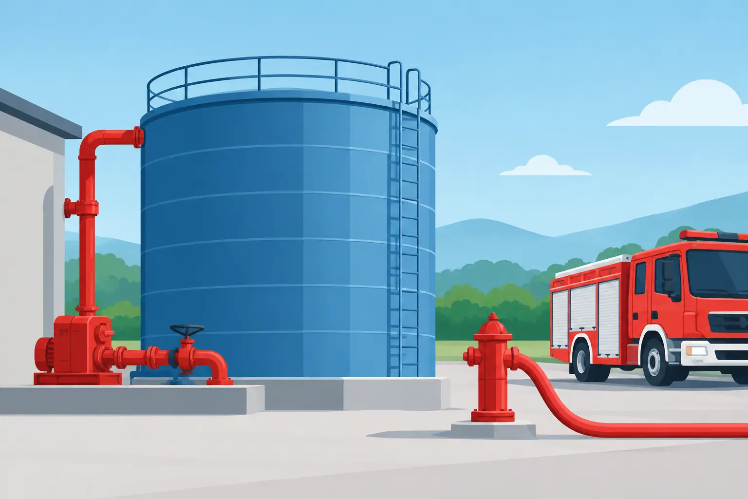 Fire Water Storage: Sizing Tanks for Protection
