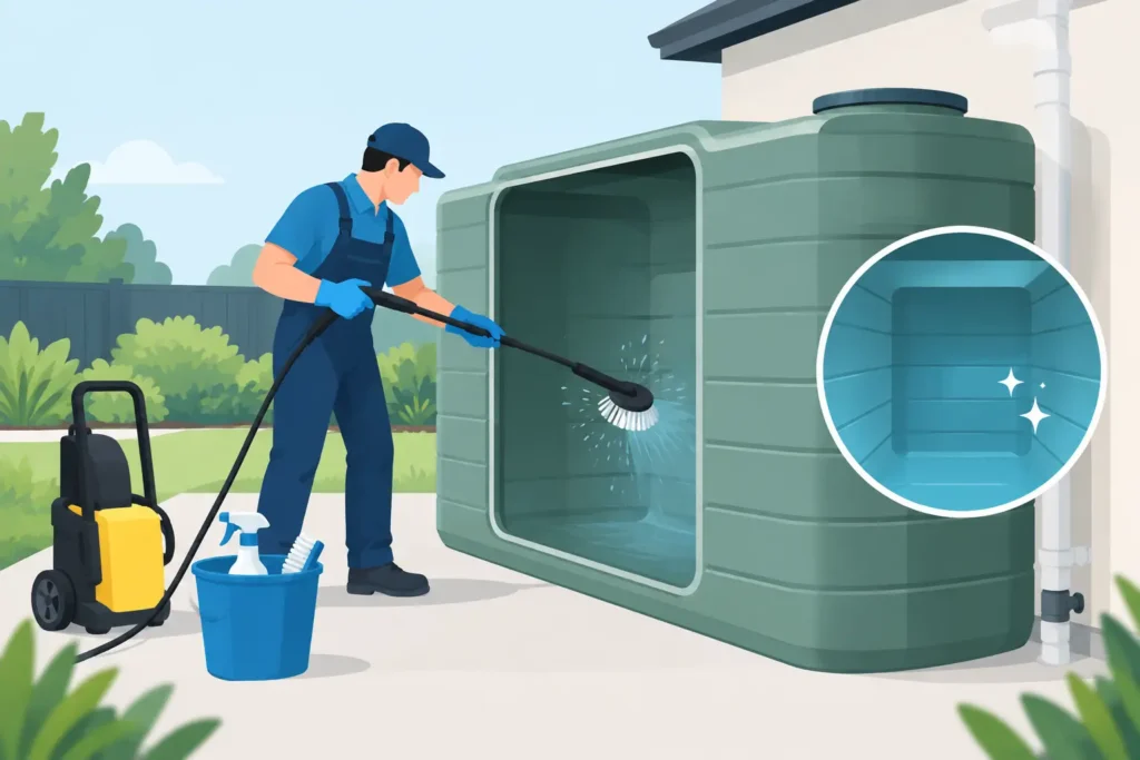 How to Clean Slimline Tanks Safely and Properly
