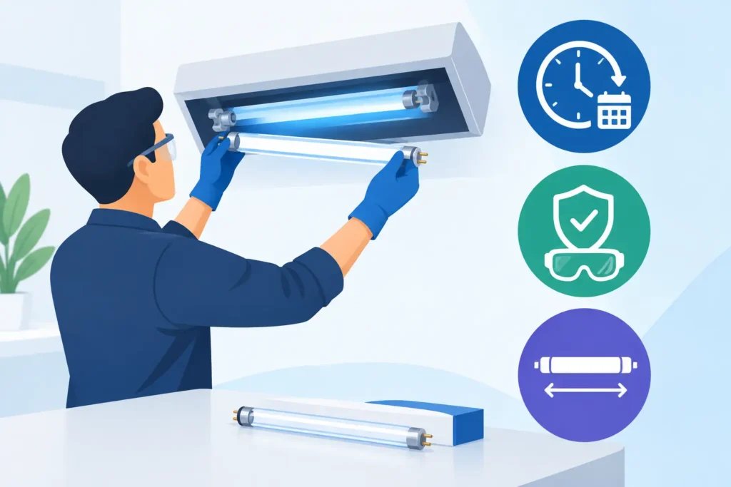 UV Lamp Replacement: Timing, Safety and Fit